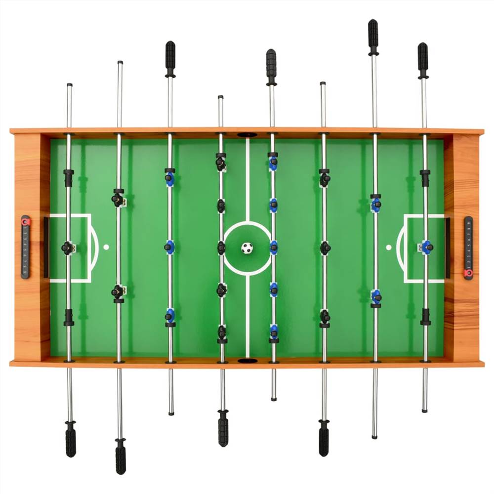 Folding Football Table 121x61x80 cm Light Brown 20 Folding Football Table 121x61x80 cm Light Brown