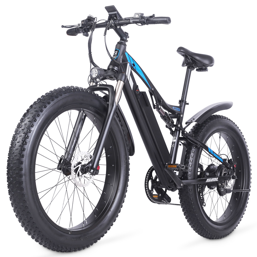 Shengmilo MX03 1000W 48V 17Ah 26 Inch E-bike - Black