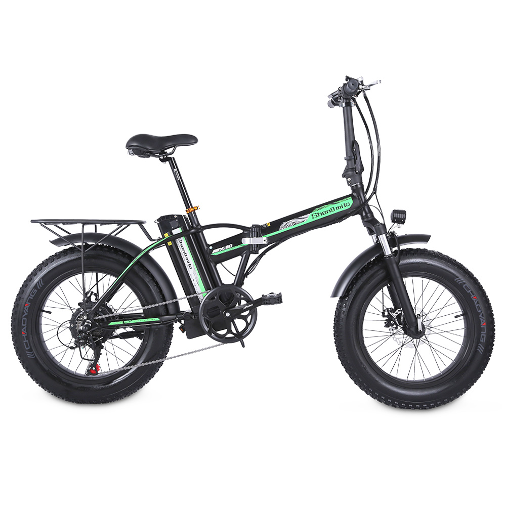 Shengmilo MX20 500 W 48 V 15 Ah 20 '' E-bike 40 km / h Velocità massima 40-50 km Gamma di chilometraggio 150 kg Carico massimo Bici elettrica - Nero