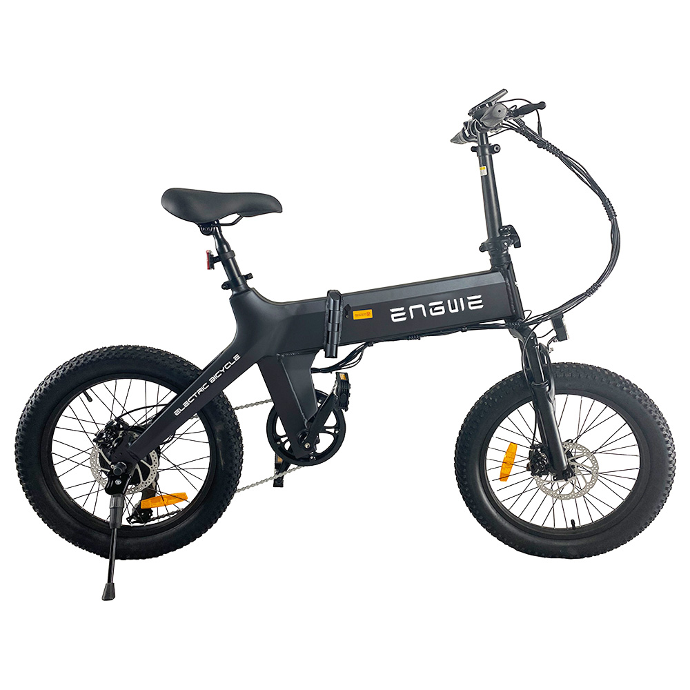 ENGWE C20 Folding Electric Bicycle 20 Inch Tire 250W Brushless Motor 36V 10.4Ah Battery 25km/h Max Speed - Black