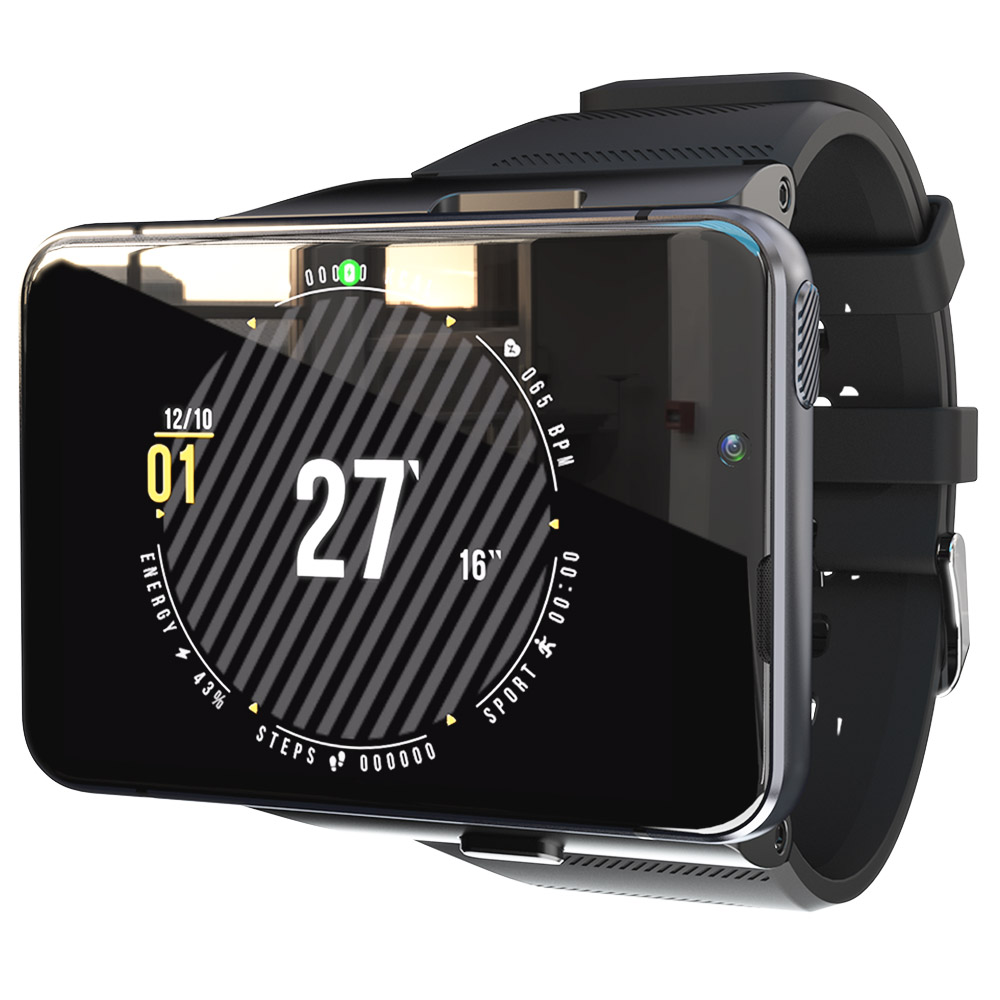LOKMAT APPLLP MAX Android Watch Phone 4 + 64 GB Schermo TFT da 2.88 '' Doppia fotocamera WiFi GPS 4G Smartwatch - Nero