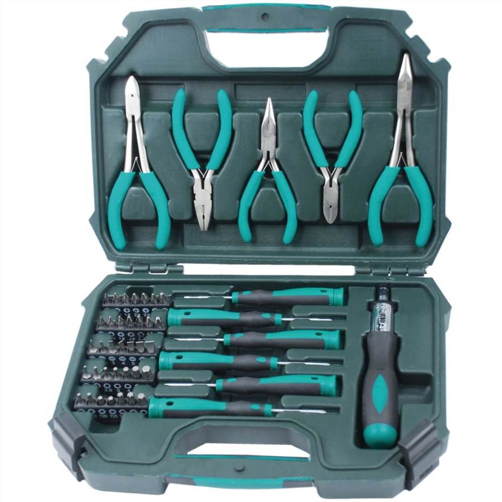 

Brüder Mannesmann 47 Piece Precision Tool Set Green 11840
