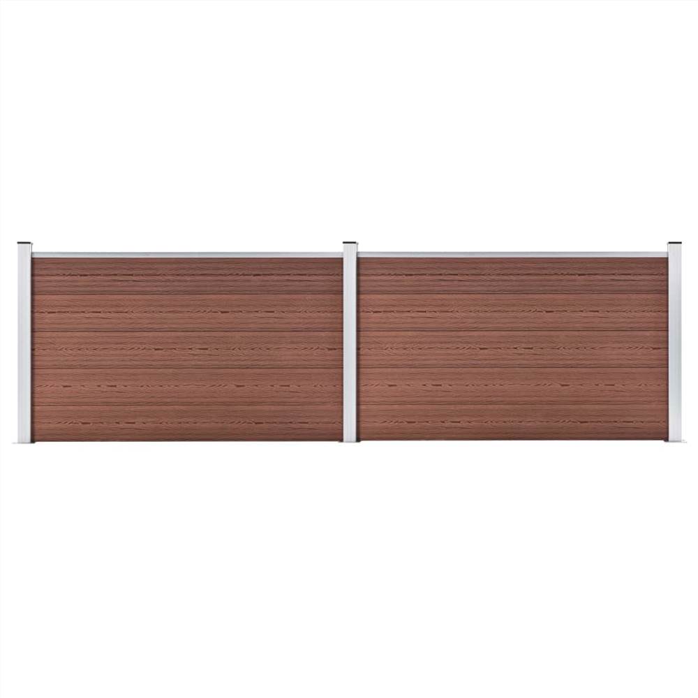 

Garden Fence WPC 353x106 cm Brown