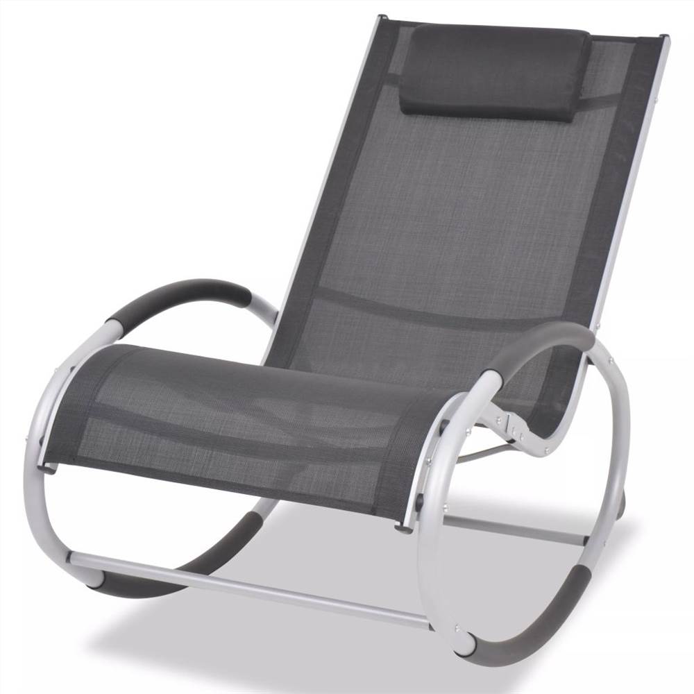 

Outdoor Rocking Chair Aluminium and Textilene