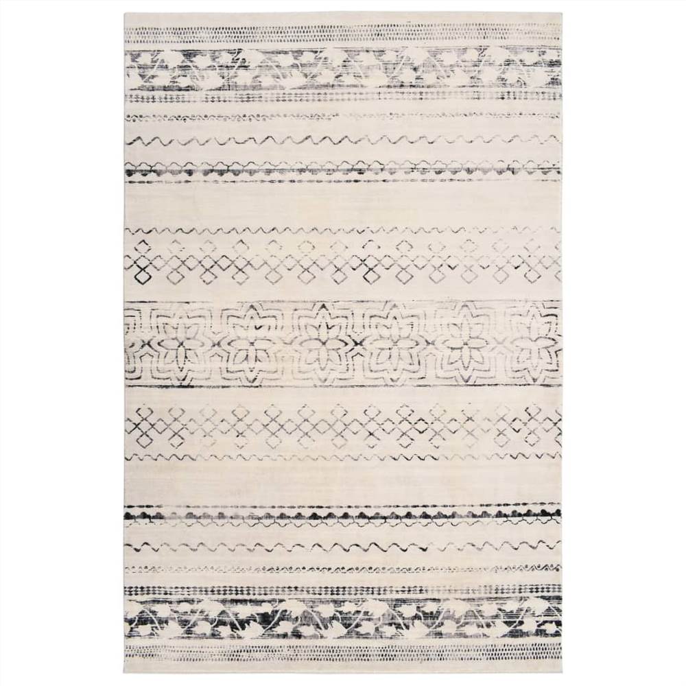 

Printed Rug Beige 140x200 cm Polyester