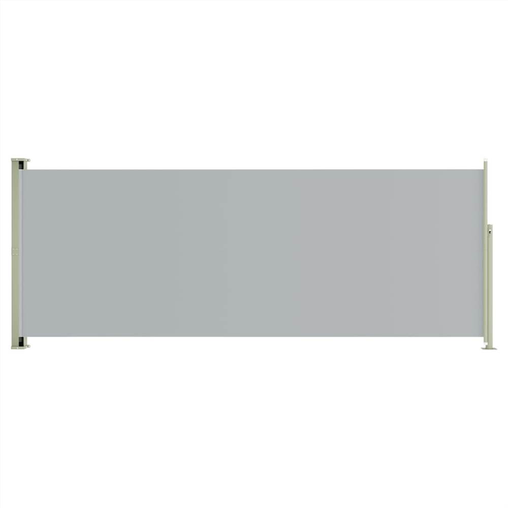 Retractable Side Awning 117x300 cm Grey