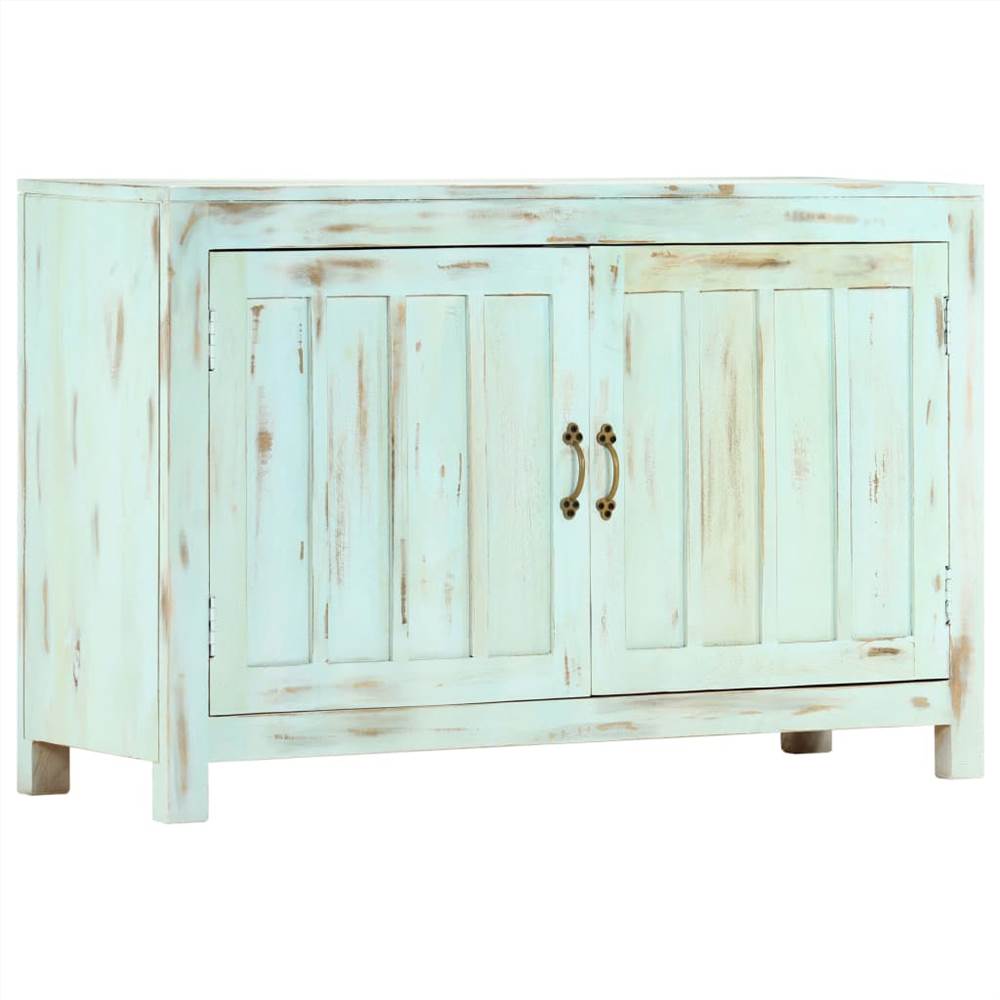 Sideboard Light Blue 110x35x70 cm Solid Mango Wood