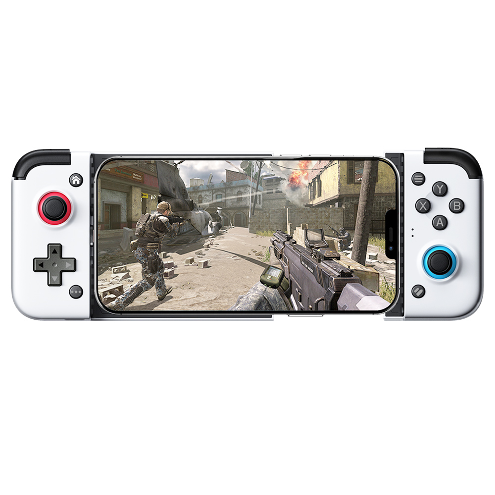 GameSir X2 Lightning Mobile Gaming Controller Bluetooth Gamepad for iOS 13 Ultra-low Power Consumption - White