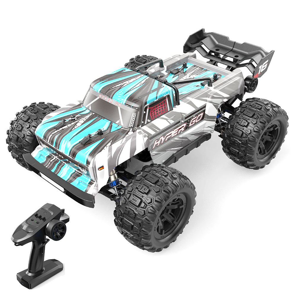 MJX Hyper Go H16P 1/16 2.4G 38km/h RC Car with GPS Module Models Off-road High Speed Vehicles - One Battery
