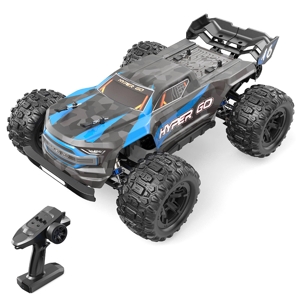 MJX Hyper Go H16E 1/16 2.4G 38km/h RC Car with GPS Module Models Off-road High Speed Vehicles - One Battery