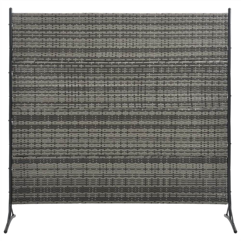 

Room Divider Poly Rattan Anthracite 175x180 cm