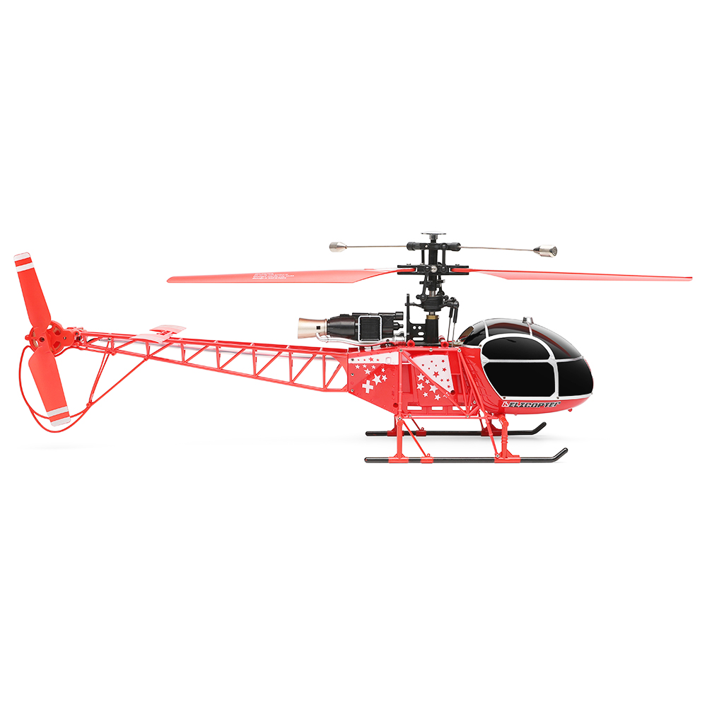 Wltoys XK V915A 2.4G 4CH RC Helicopter RTF Two Batteries