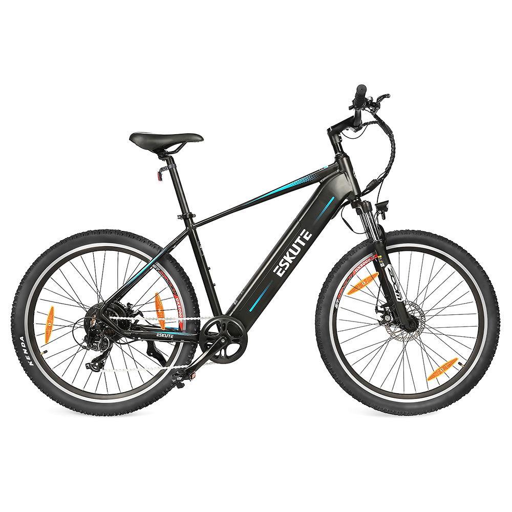 

ESKUTE Netuno Electric Bicycle 27.5 Inch 250W Rear-Hub Motor 25Km/h Max Speed Bafang Brushless Motor 36V 14.5Ah Battery for 65 Miles Range Urban Bike