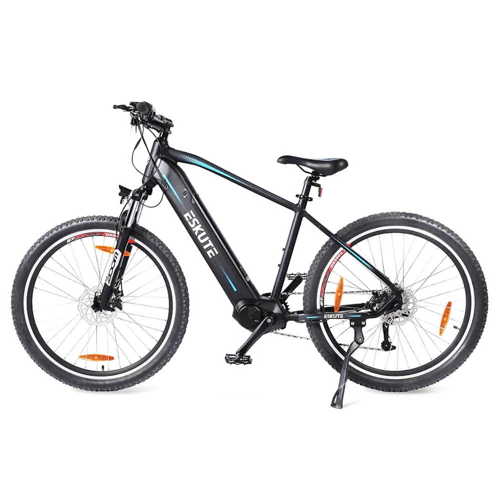 ESKUTE Netuno Pro Electric Bicycle 27.5 Inch 250W Mid-Drive Motor Bafang Mid-Motor 25Km/h Max Speed 36V 14.5Ah Battery for 80 Miles Range