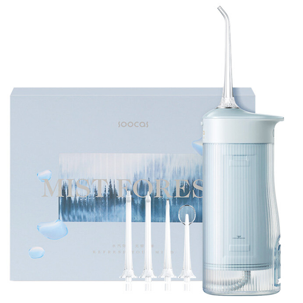 SOOCAS W1 Portable Pull-Out Oral Irrigator 4 Frequency Conversion Modes IPX7 Waterproof Intelligent Power-off