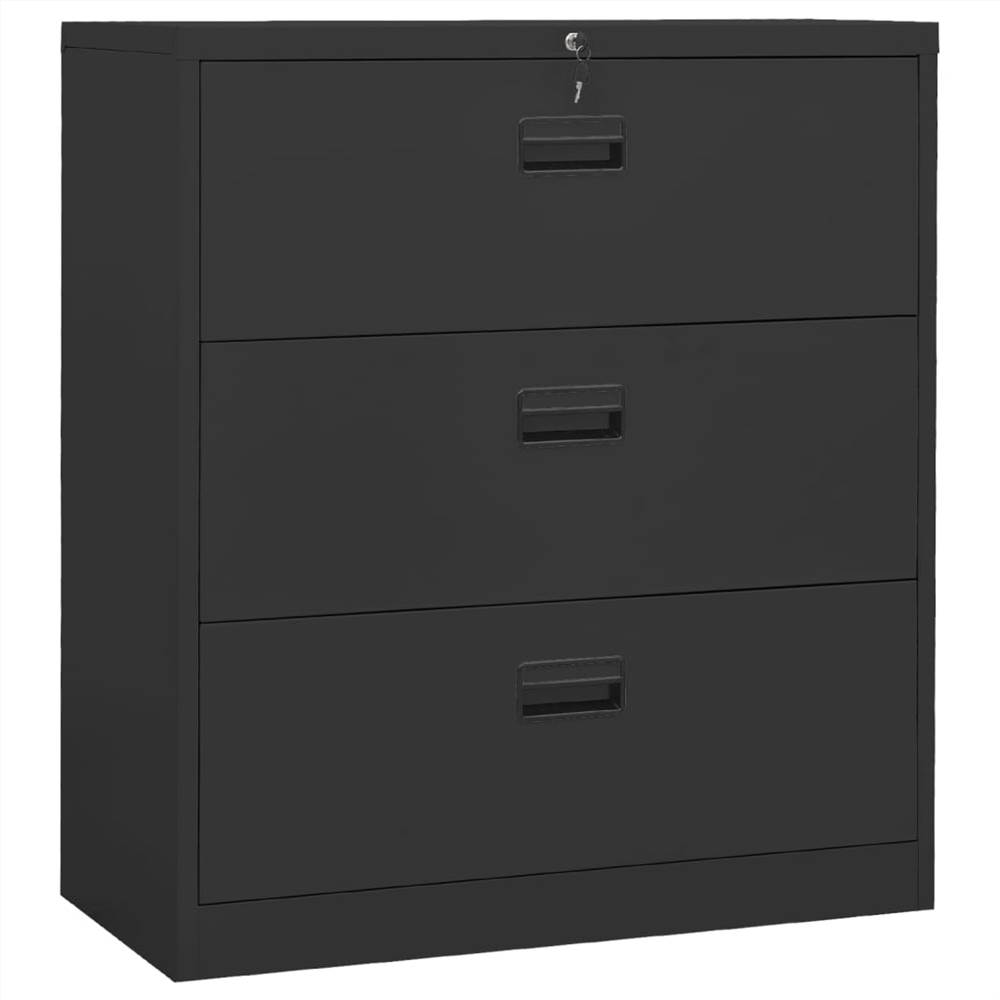 

Filing Cabinet Anthracite 90x46x103 cm Steel