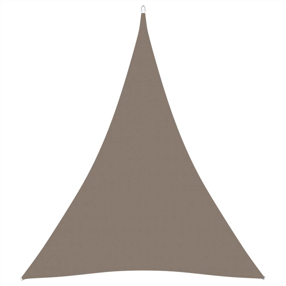 

Sunshade Sail Oxford Fabric Triangular 5x7x7 m Taupe