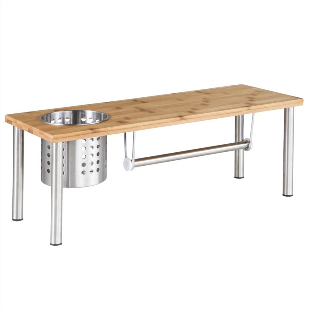 HI Bamboo Kitchen Shelf 55x20x20 cm