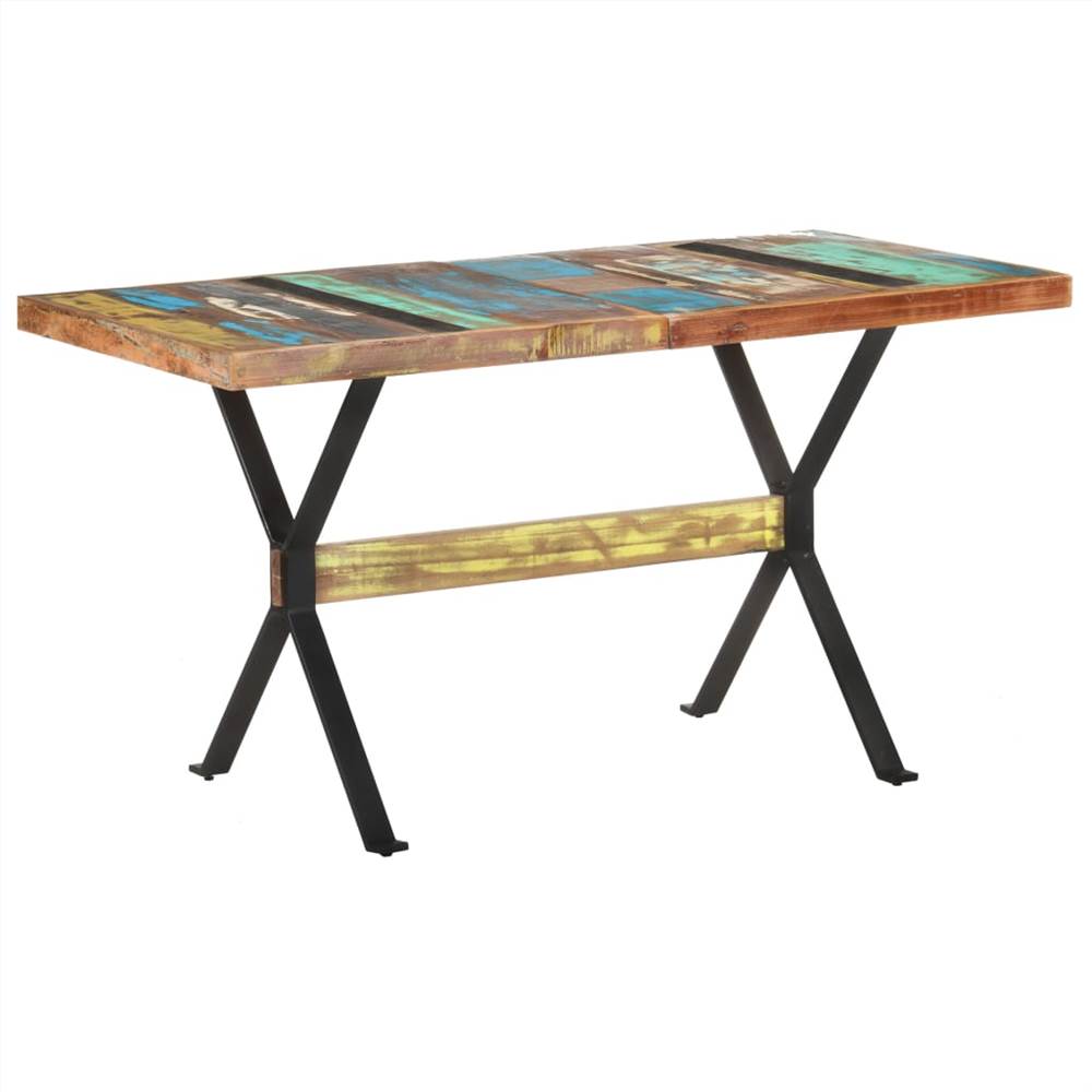 

Dining Table 140x70x76 cm Solid Reclaimed Wood