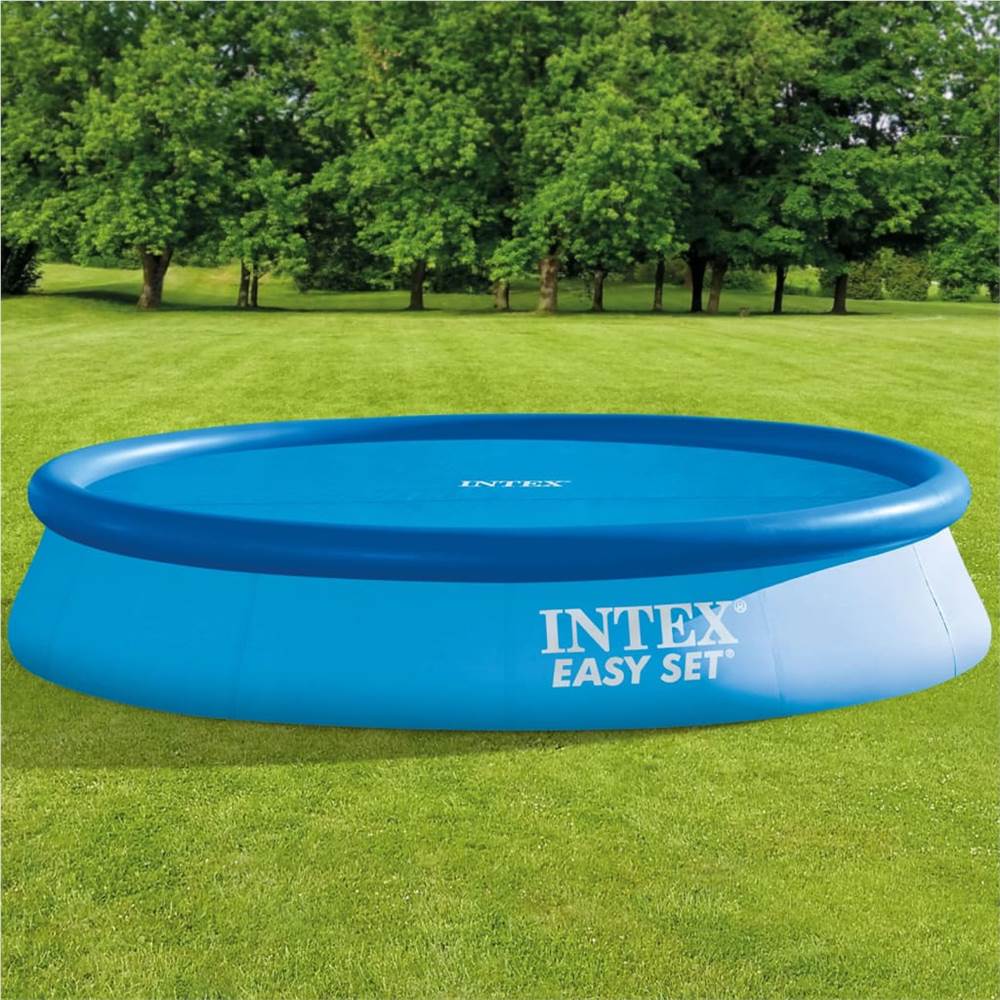 Intex Solar Pool Cover Blue 366 cm Polyethylene