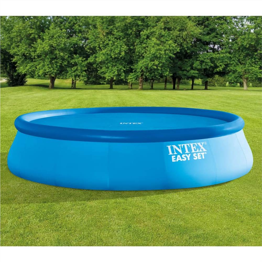 Intex Solar Pool Cover Blue 457 cm Polyethylene