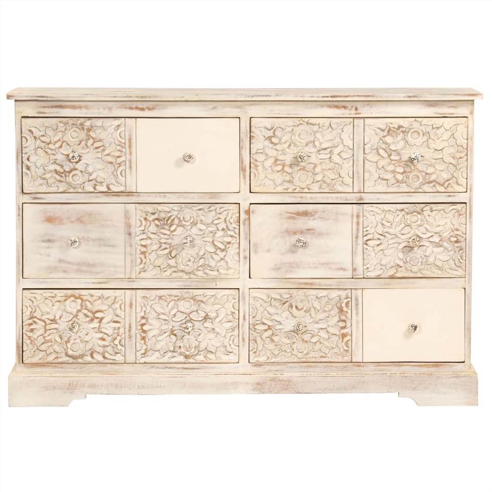 Sideboard Solid Mango Wood 120x40x80 cm