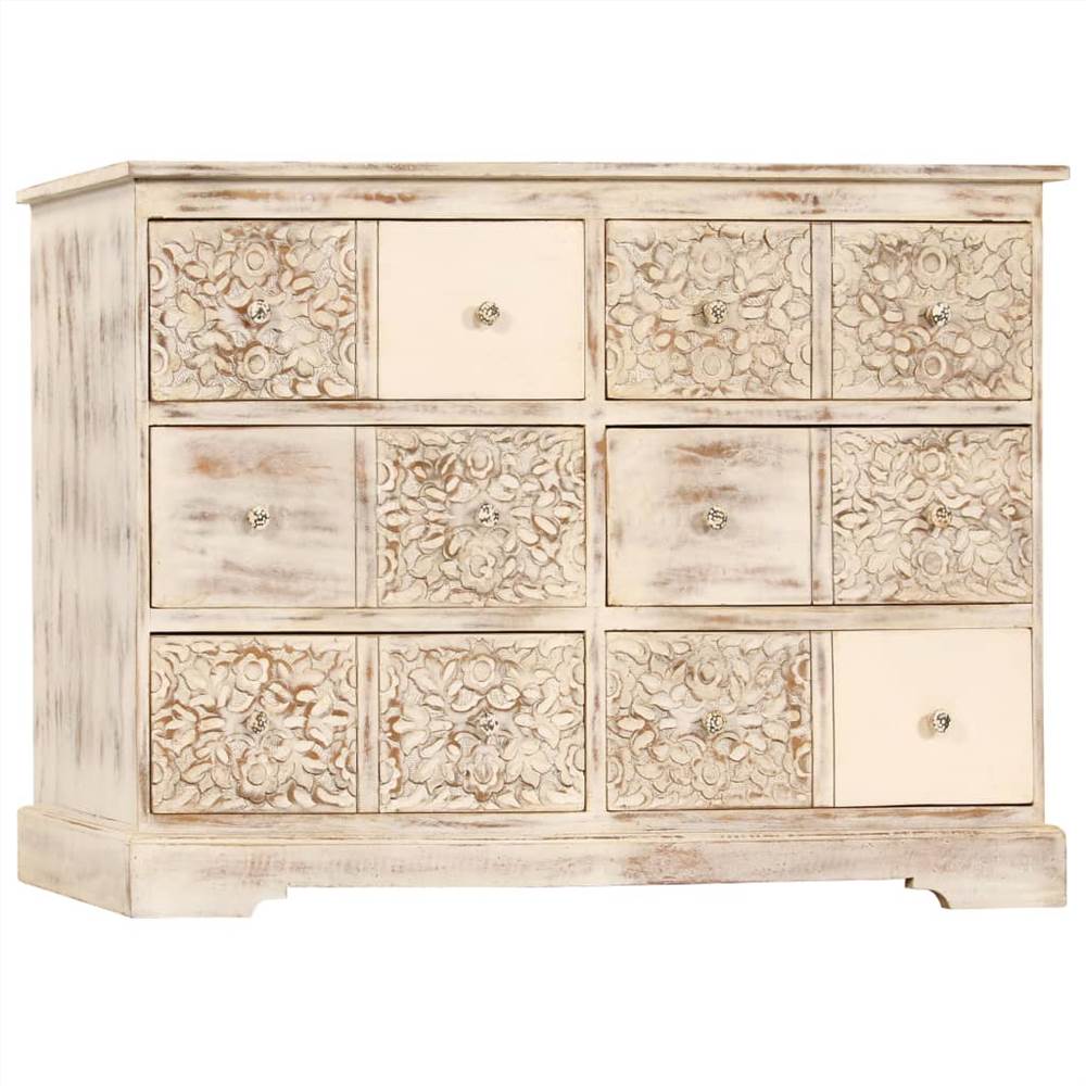 Sideboard Solid Mango Wood 120x40x80 cm