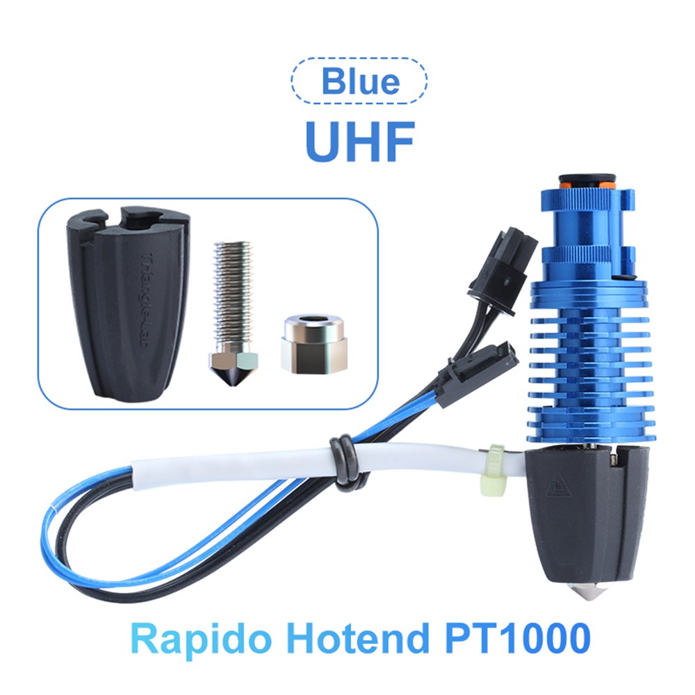 Trianglelab Rapido Hotend PT1000 Printing Flow Up To 75mm³/s 115W High Temperature 350C for DDB Extruder Ender3 V2 CR10