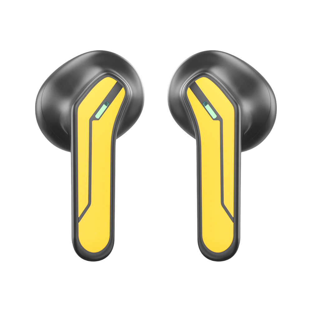 Kumi.O KUMI X2 Pro TWS Bluetooth 5.1 Gaming Earphone Yellow