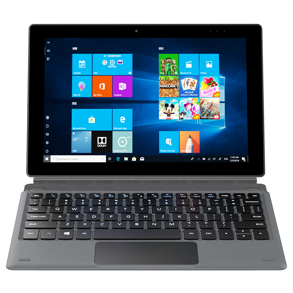 ALLDOCUBE iWork 20 PC Tablet 10.1'' IPS Screen 2C 2T Intel Celeron Processor 4GB RAM 128GB ROM Intel Support 4K Video with Keyboard