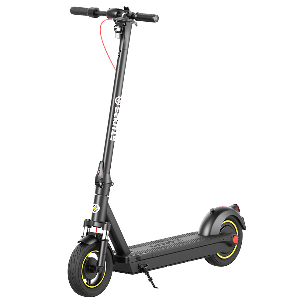 Eskute MAX Folding Electric Scooter 450W Motor 48V/12.5Ah Battery 10 Inch Tire Containing Seat - Black