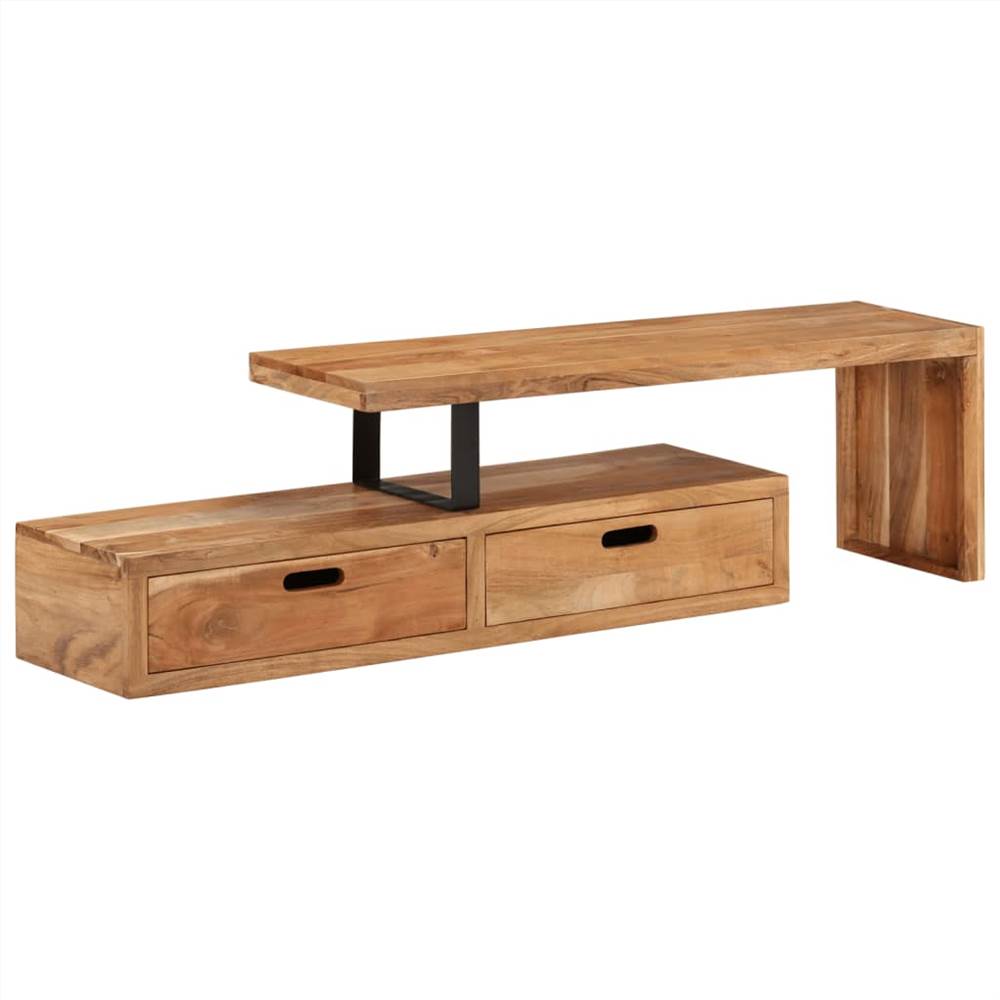 

TV Stand Solid Acacia Wood