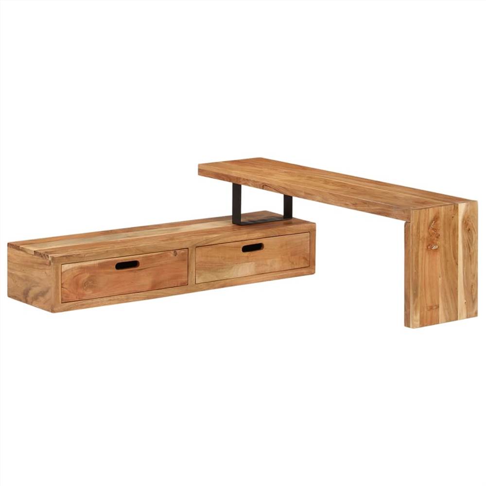 TV Stand Solid Acacia Wood