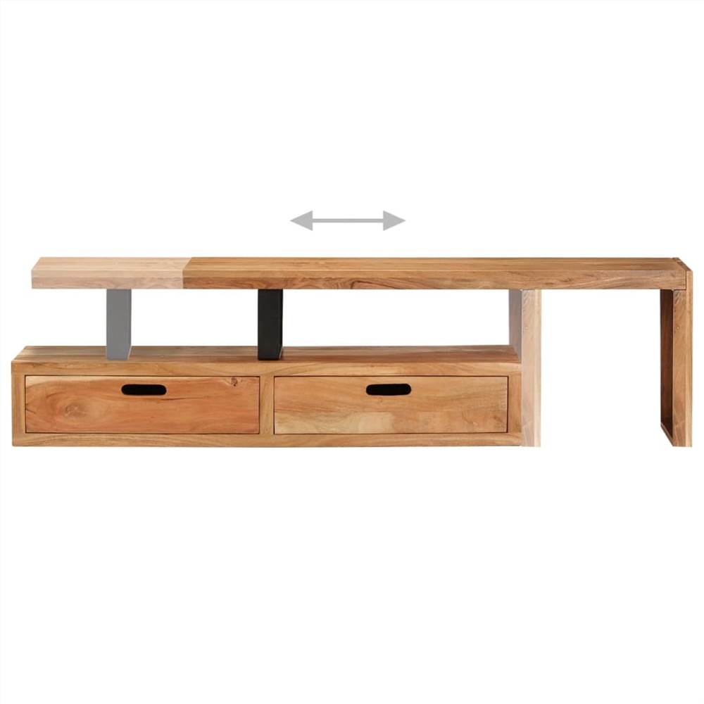 TV Stand Solid Acacia Wood