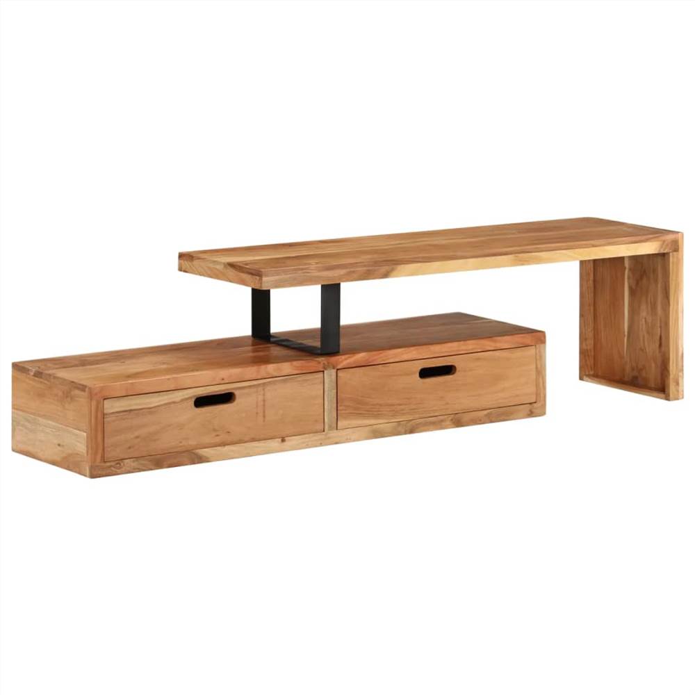 TV Stand Solid Acacia Wood