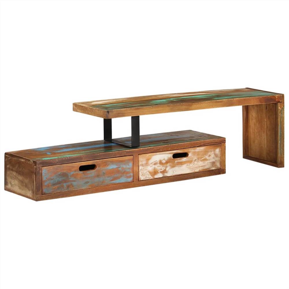 TV Stand Solid Reclaimed Wood
