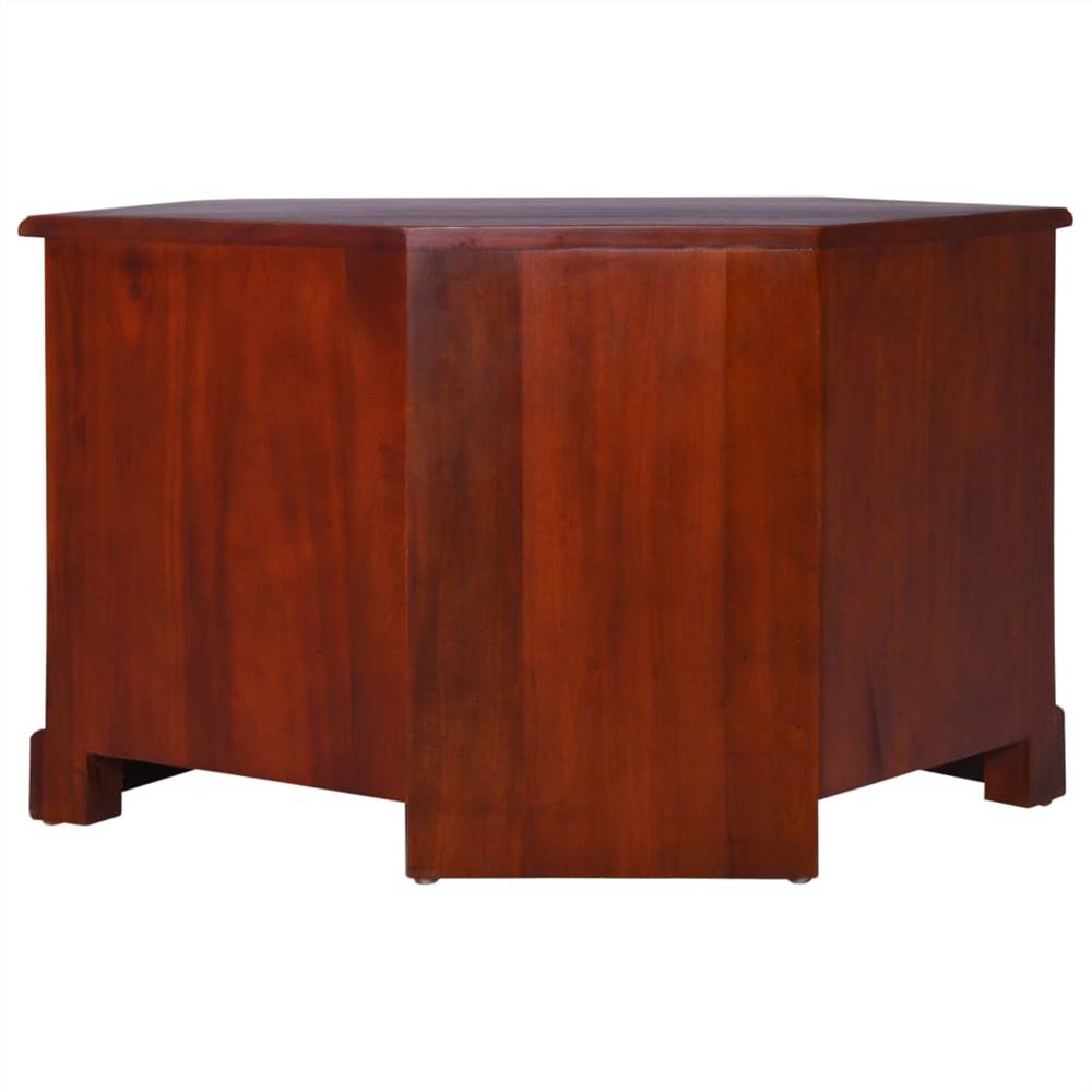 Corner TV Cabinet Classical Brown Solid Mahogany Wood 16 Corner TV Cabinet Classical Brown Solid Mahogany Wood