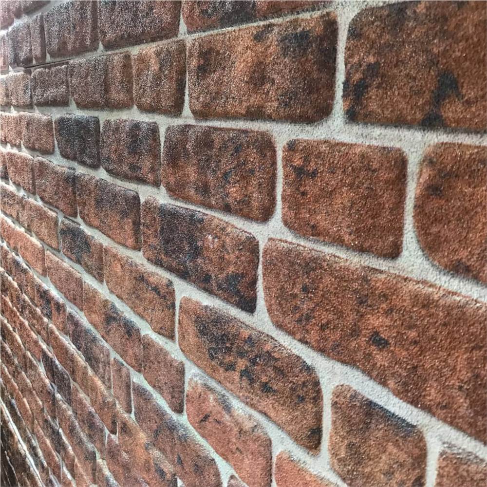 3D Wall Panels With Dark Brown Brick Design 10 Pcs EPS 13 3D Wall Panels with Dark Brown Brick Design 10 pcs EPS