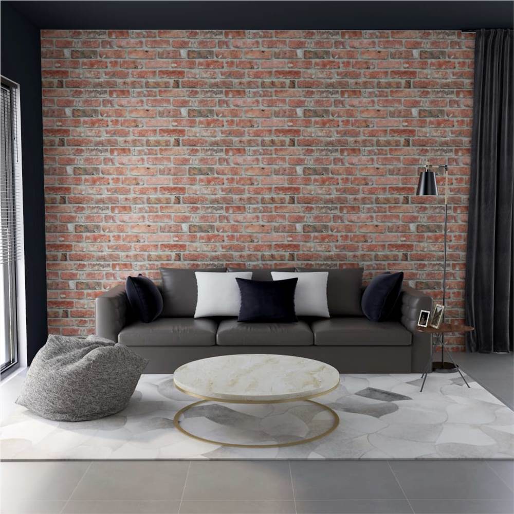

3D Wall Panels with Red Brick Design 10 pcs EPS