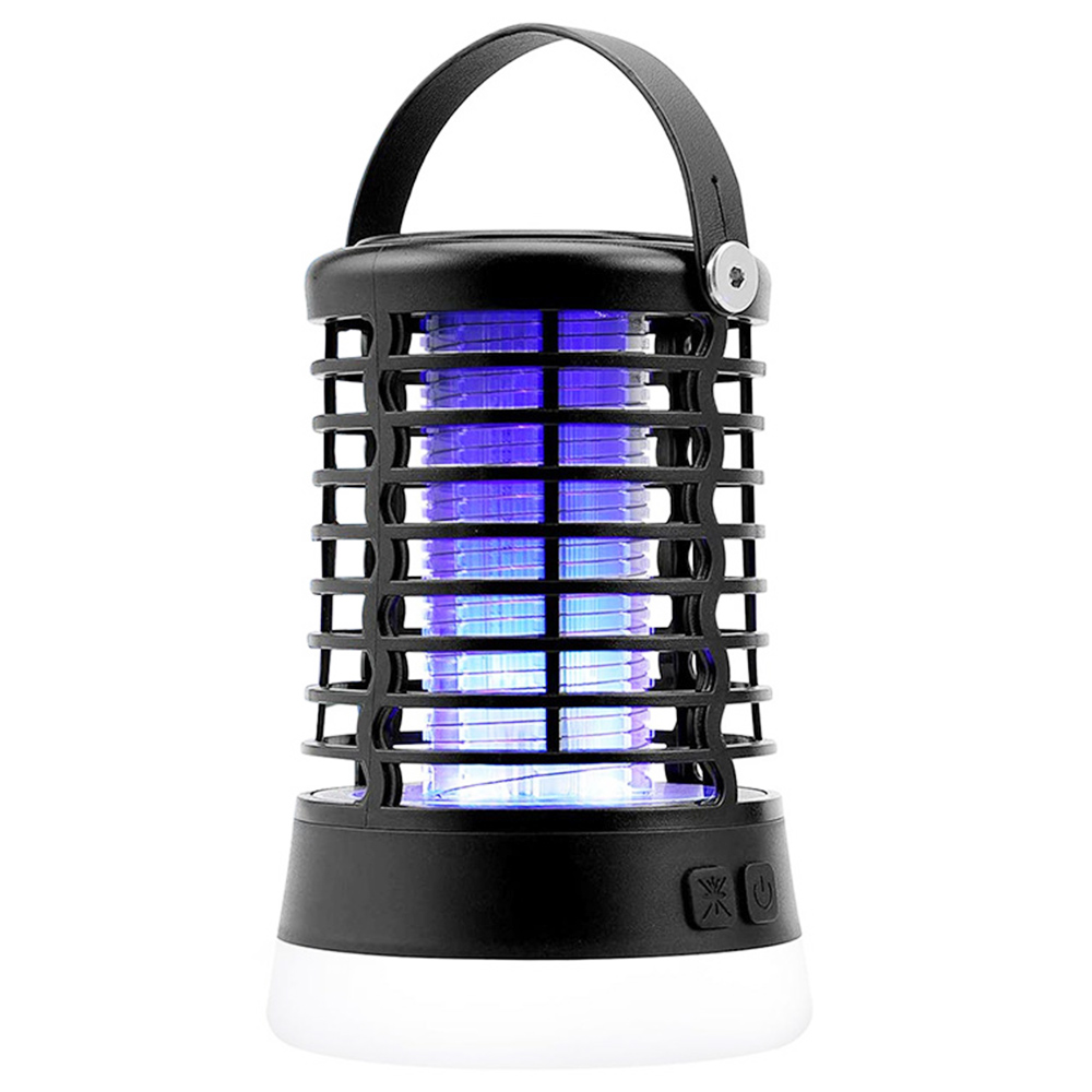 Lampe anti-moustique électrique 3 en 1 USB lumière d'ambiance extérieure par ondes lumineuses, étanche IP66