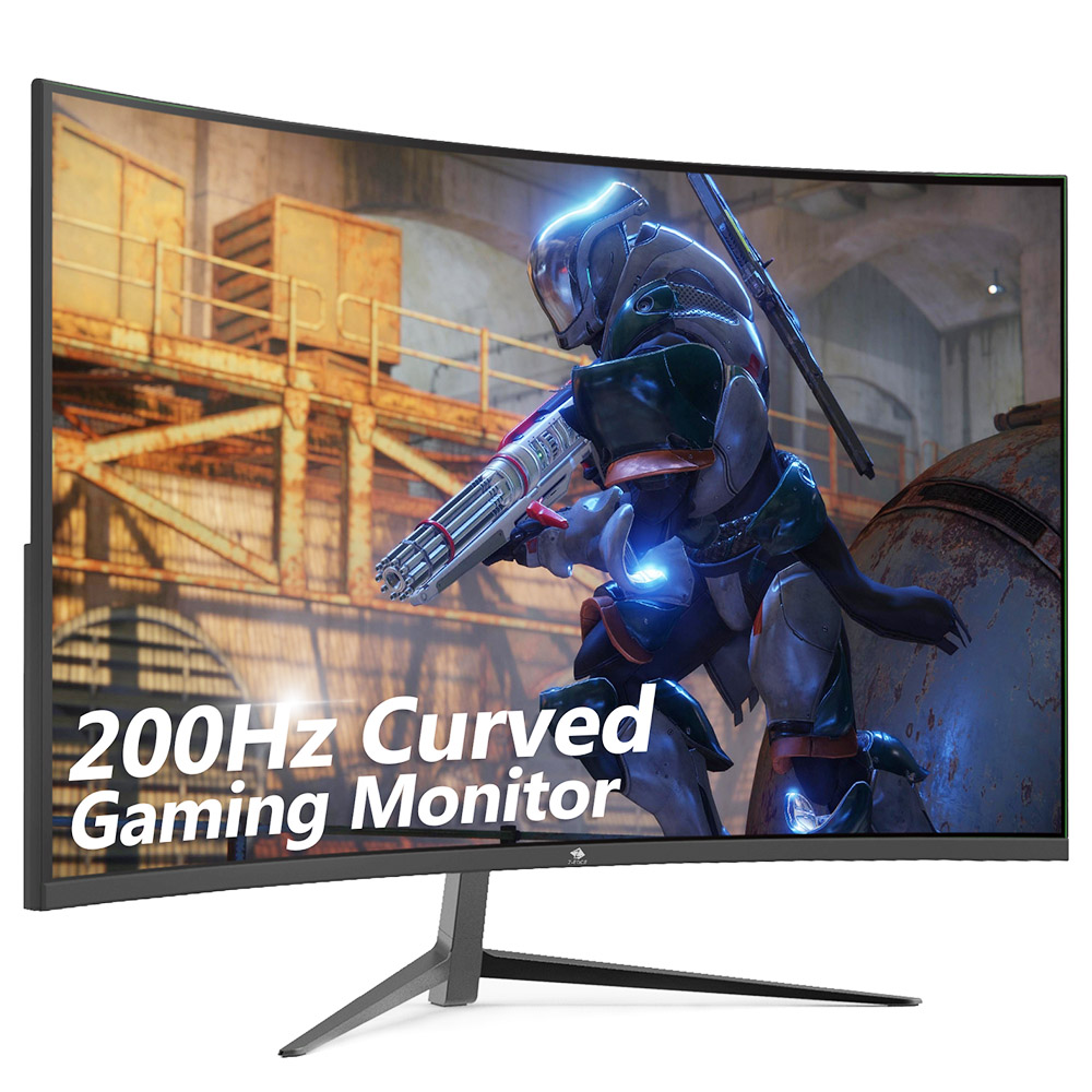 Z-Edge UG27 27&#39;&#39; Curved Gaming Monitor 1920x1080 200/144Hz, AMD Freesync Premium Display Port HDMI Built-in Speakers