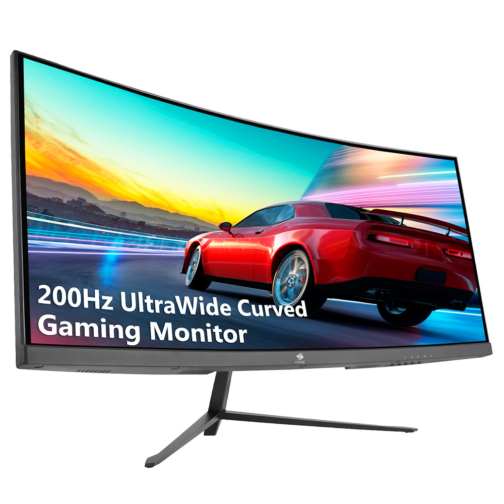Z-Edge UG30 30&#39;&#39; Curved LED Gaming Monitor 21:9 2560x1080 Ultra Wide 200Hz Refresh Rate R1500 Curvature MPRT 1ms FPS-RTS