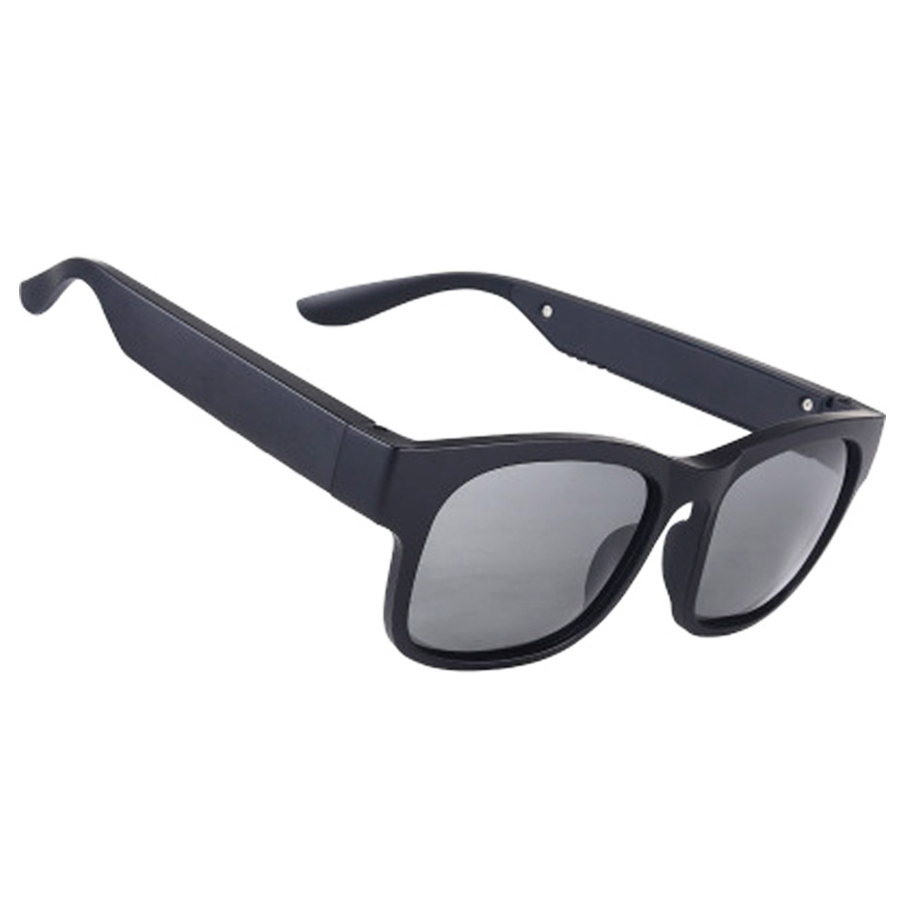 Intelligens Bluetooth napszemüveg TWS Audio szemüveg Zene és kihangosító telefon napszemüveg BT5.0 - fekete