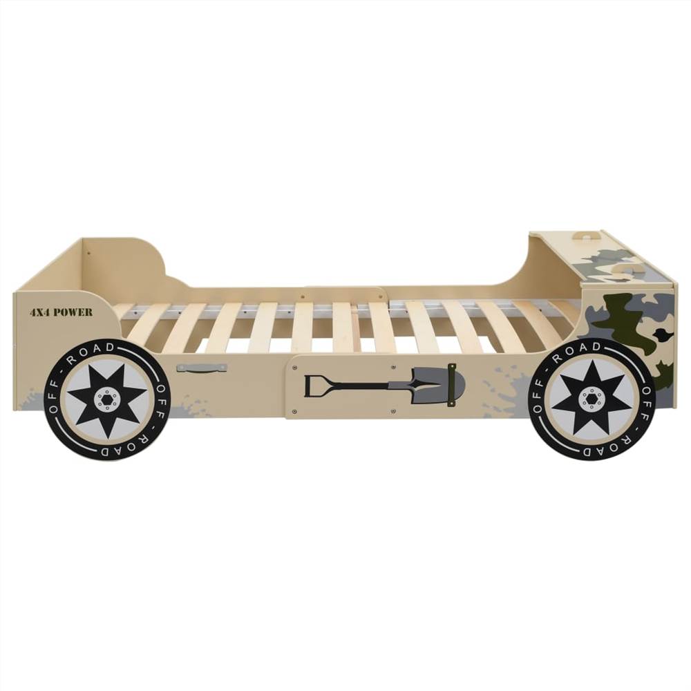 Children's Off-road Bed 90x200cm Camouflage