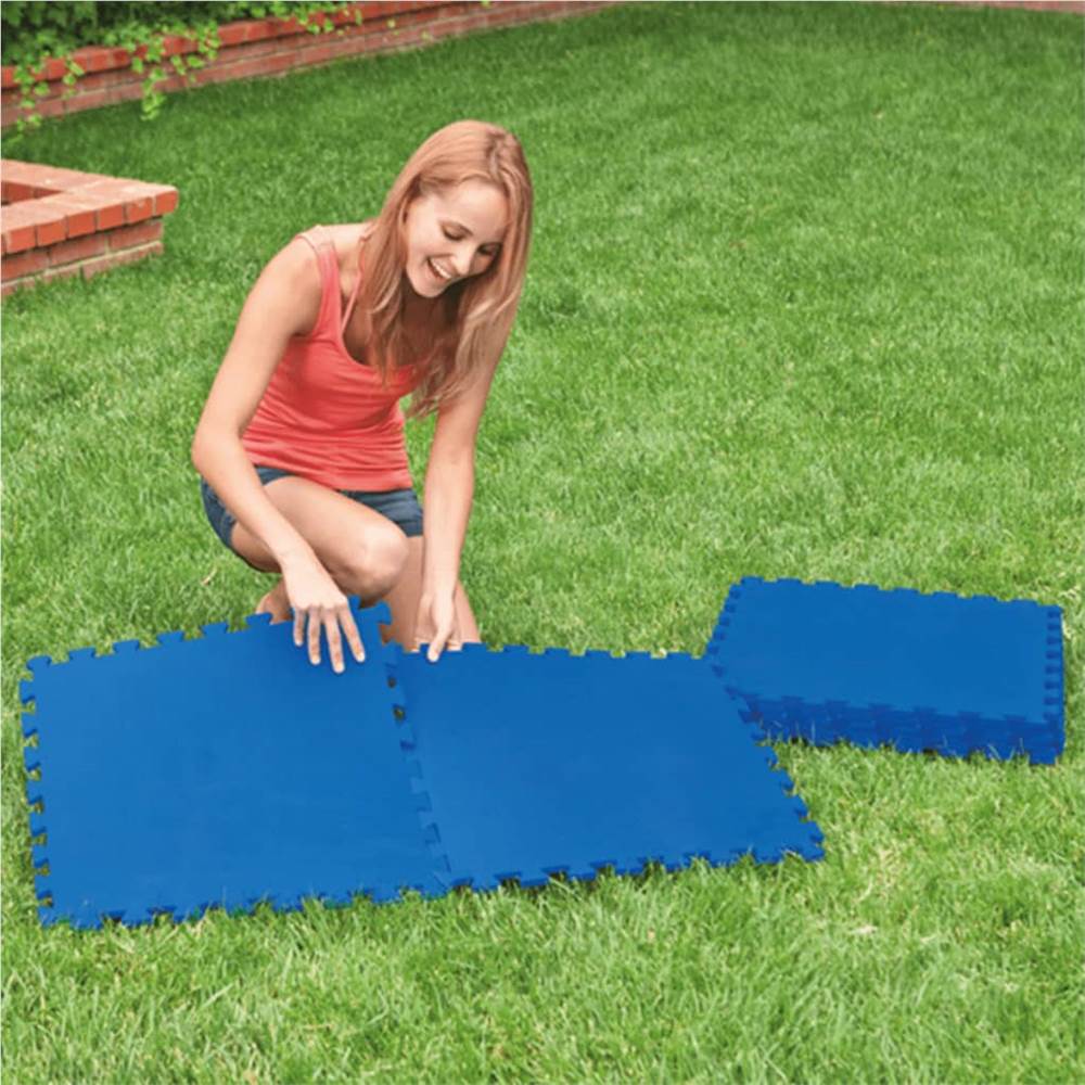 Intex 8 pcs Pool Floor Protectors 50x50 cm Blue