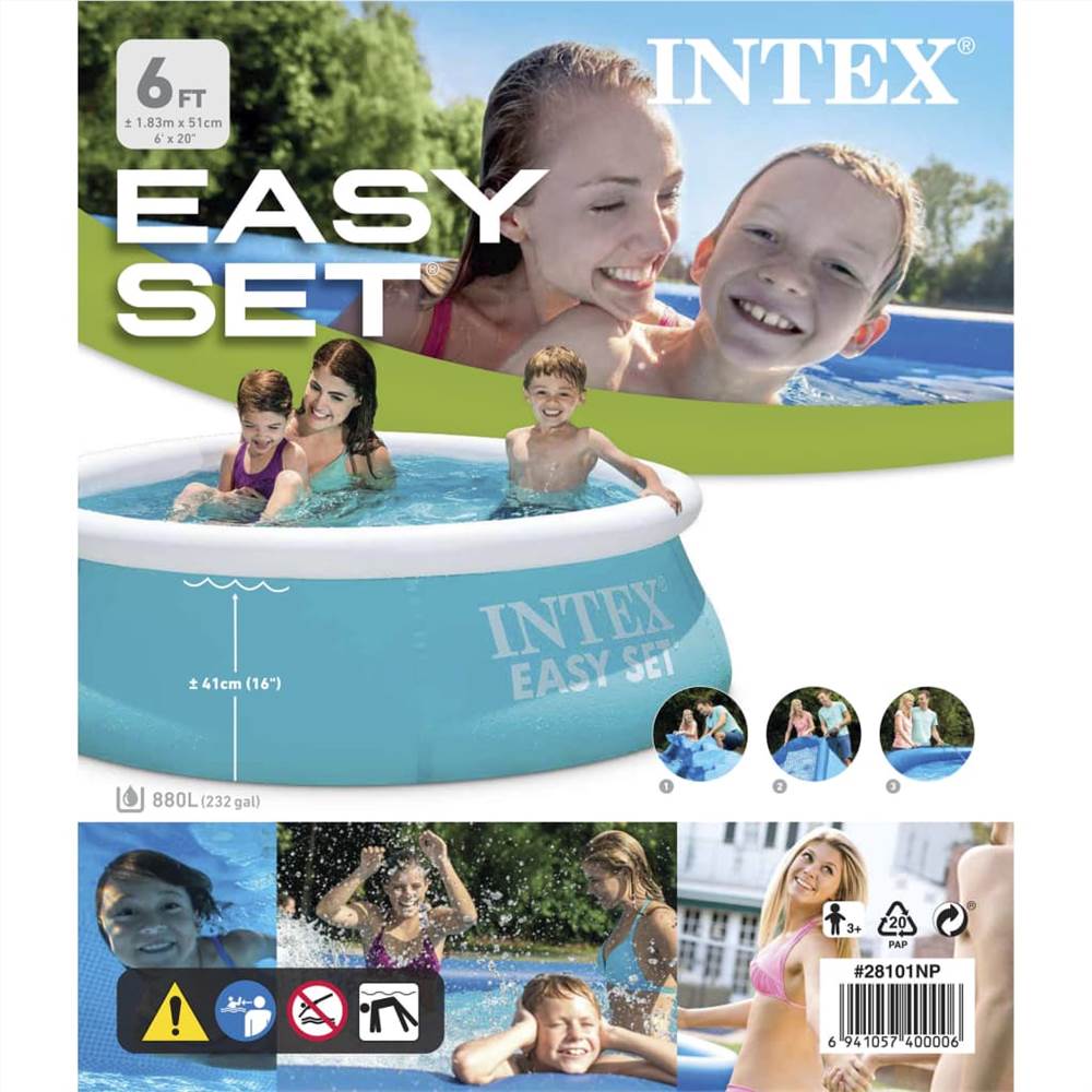 Intex Swimming Pool Easy Set 183x51 cm 28101NP