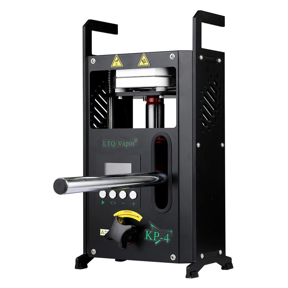 LTQ Vapor KP-4 Rosin Hot Press Machine、4 * 4inデュアル加熱プレート、温度制御、黒