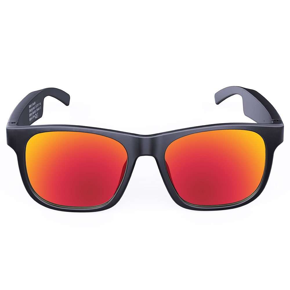 Bluetooth TWS Audio Eyewear Occhiali da sole polarizzati rossi