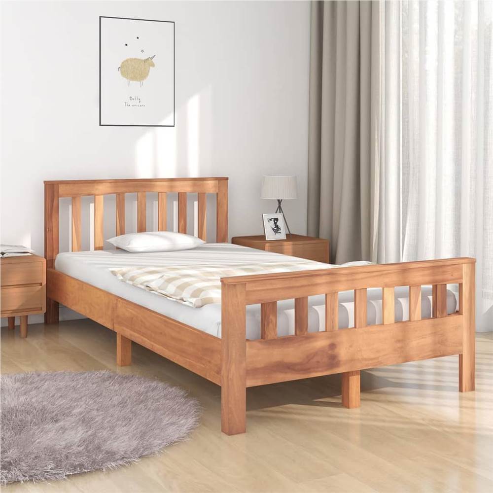 

Bed Frame Solid Teak Wood 100x200 cm