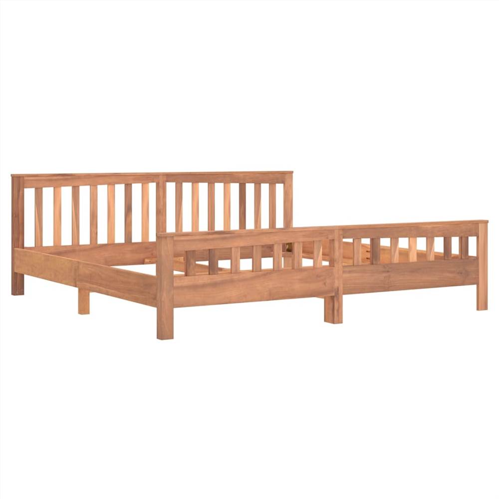 Bed Frame Solid Teak Wood 200x200 cm